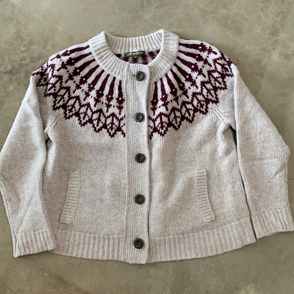 Grey button down sweater/jacket - Picture 1 of 5